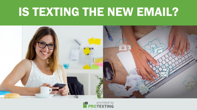 Is texting the new email?