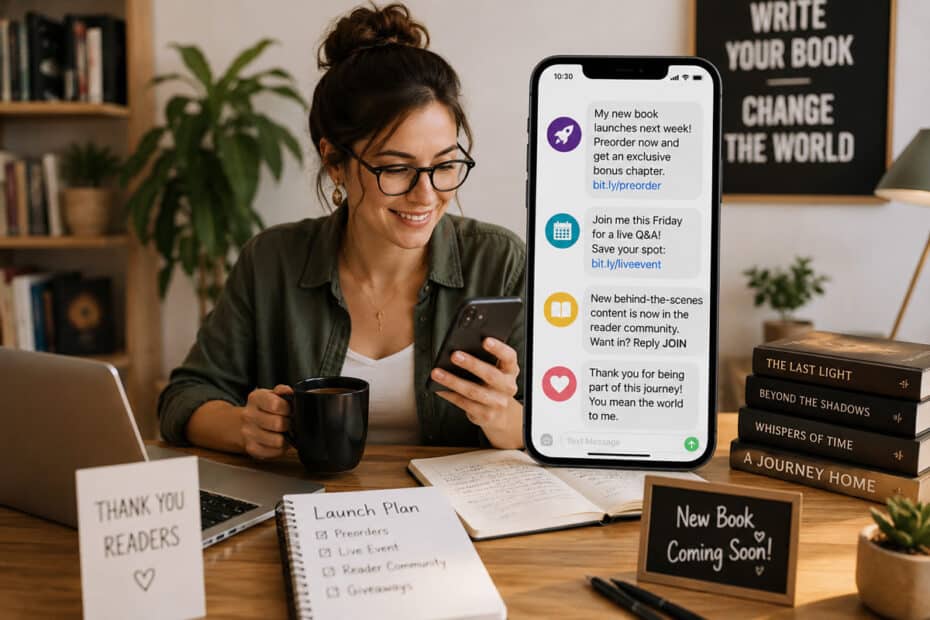Text Message Benefits for Authors