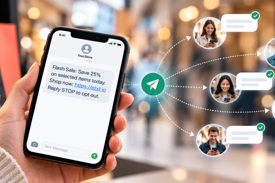 Black Friday SMS Shopping Blast